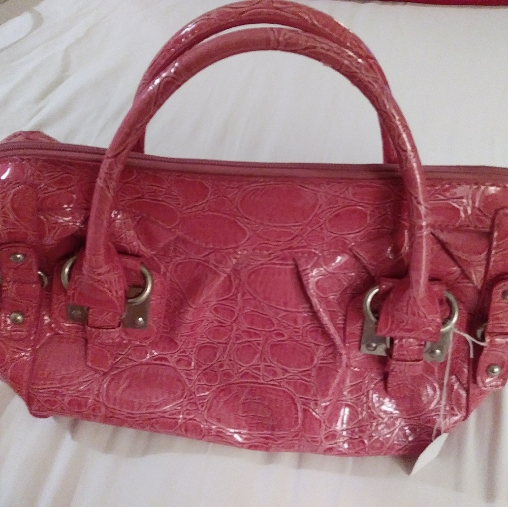 Large Pink Cato Satchal Purse